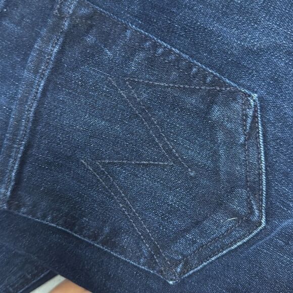 MOTHER Blue Flare Skinny Jean - BRAND NEW - Size 26 The RUNAWAY Jean - Dark Wash - Picture 5 of 5
